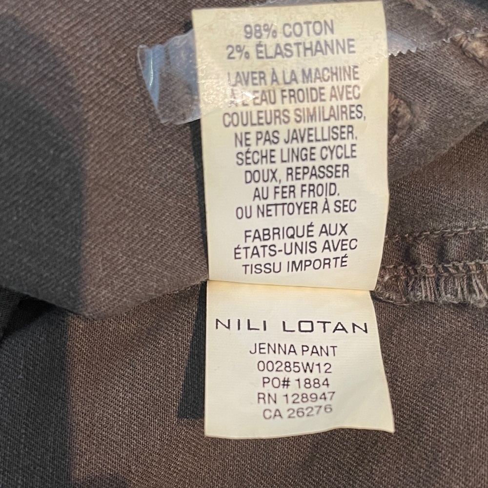NILI LOTAN JENNA PANTS SZ 0 - EMERGING BRAND - Picture 9 of 9